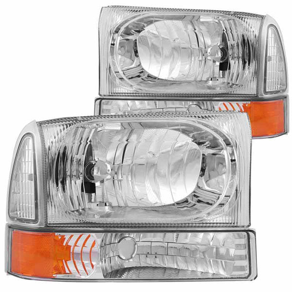 ANZO FORD SUPER DUTY CHROME (AMBER CORNER) 111081