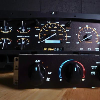 92-96 Cluster Faceplate Kit - XLT Sport - Gas