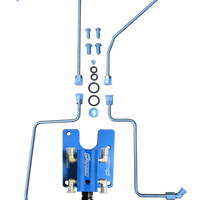 94.5-98.5 7.3L CNC Fab 4-Line Feed Valley Mount Fuel Line Kit - 42201X