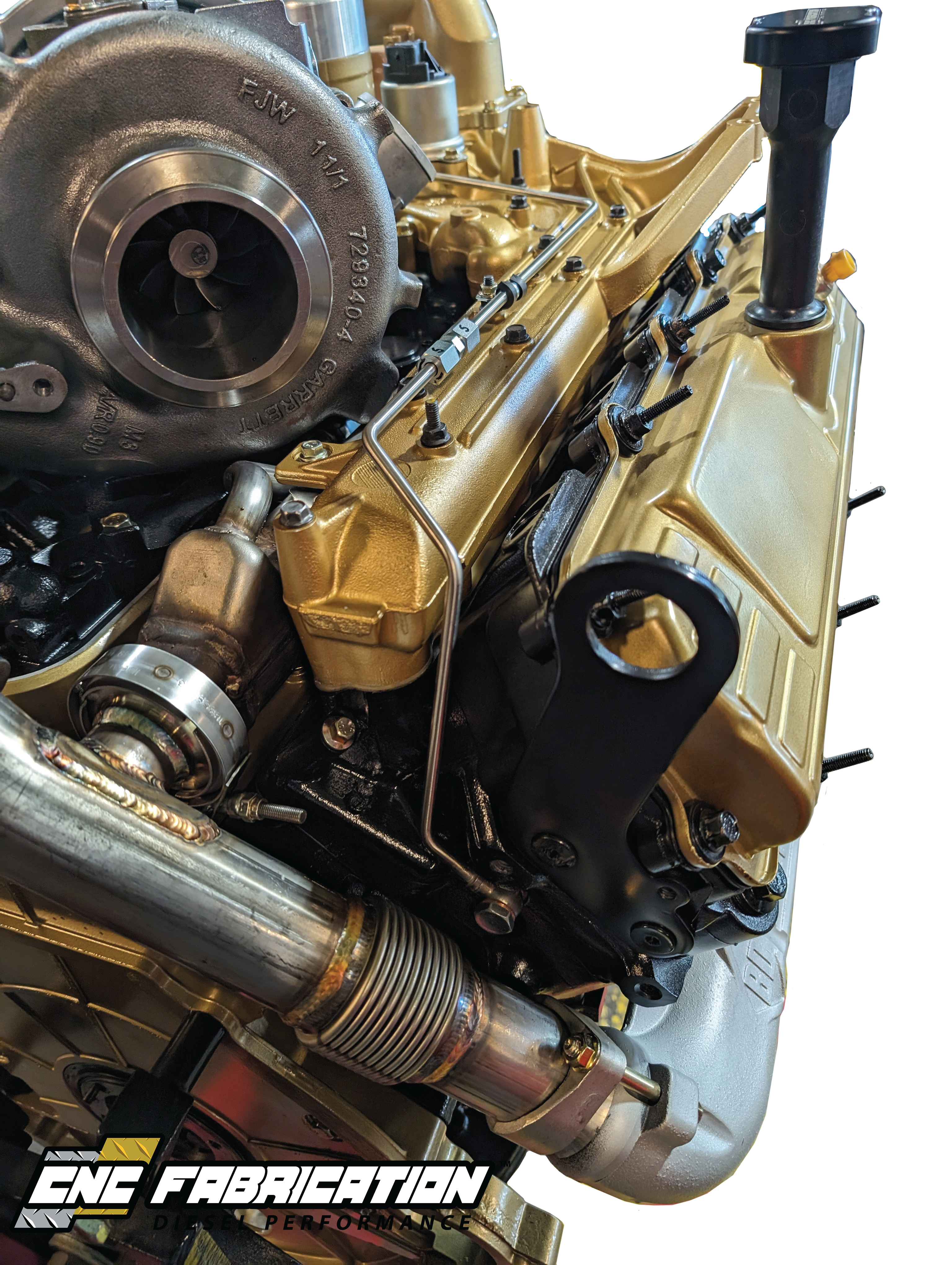 03-07 6.0L CNC Fab 4-Line Feed Fuel Line Kit for Stock Intake - 42215X ...