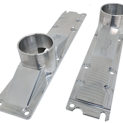 94.5-95 7.3L CNC Fab 3 Inch 8 Bolt Billet Intake Plenums - 42301X
