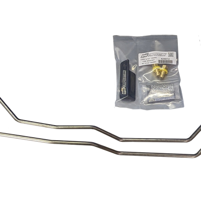 94.5-97 7.3L CNC Fab E4OD Transmission Cooler Stainless Line Kit - 425005