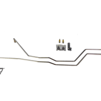 94.5-97 7.3L CNC Fab E4OD 3/8 Dia. Stainless Transmission Cooler Line Kit w/ 3/8 barbs - 425006