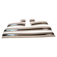 Chrome Body Molding Set - White - 1992-1997 F-Series & Bronco