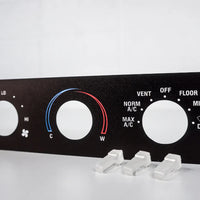 92-96 Cluster Faceplate Kit - XLT Original - Gas