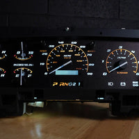 92-96 Cluster Faceplate Kit - XLT Sport - Gas