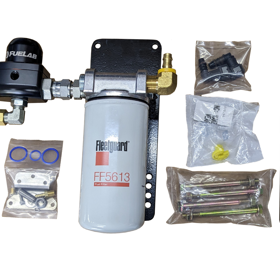 94.5-03 7.3L CNC Fabrication Fuel Filter Relocation Kit - 422100