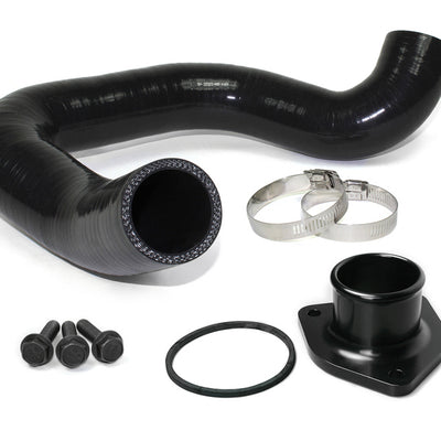 Dieselsite Ford 7.3L Upper Radiator Hose with Billet Housing 95.5-97