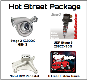 Hot Street - Stage 4 UDP Package 525HP 99-03 7.3L