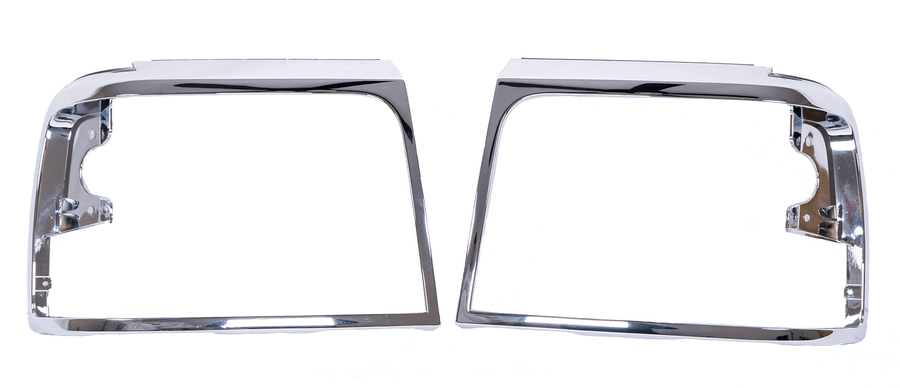 Complete Performance Chrome Headlight Bezels - 1992-1997 Ford F-Series & Bronco