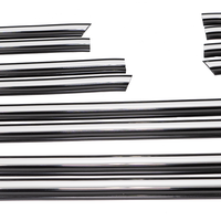 Complete Performance Chrome Body Molding Set - Black - 1992-1997 F-Series & Bronco