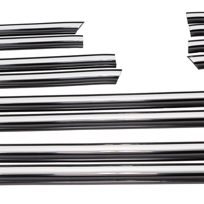 Complete Performance Chrome Body Molding Set - Black - 1992-1997 F-Series & Bronco