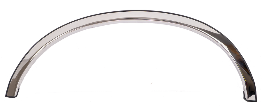 Complete Performance Polished Stainless Steel Fender Trim - 1992-1997 Ford F-Series & Bronco