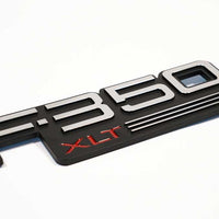 Complete Performance F350 XLT Badge - 1992-1997 Ford F-Series