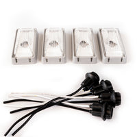 Complete Performance Clear OBS Dually Fender Light Kit - 1980-1997 Ford F-Series