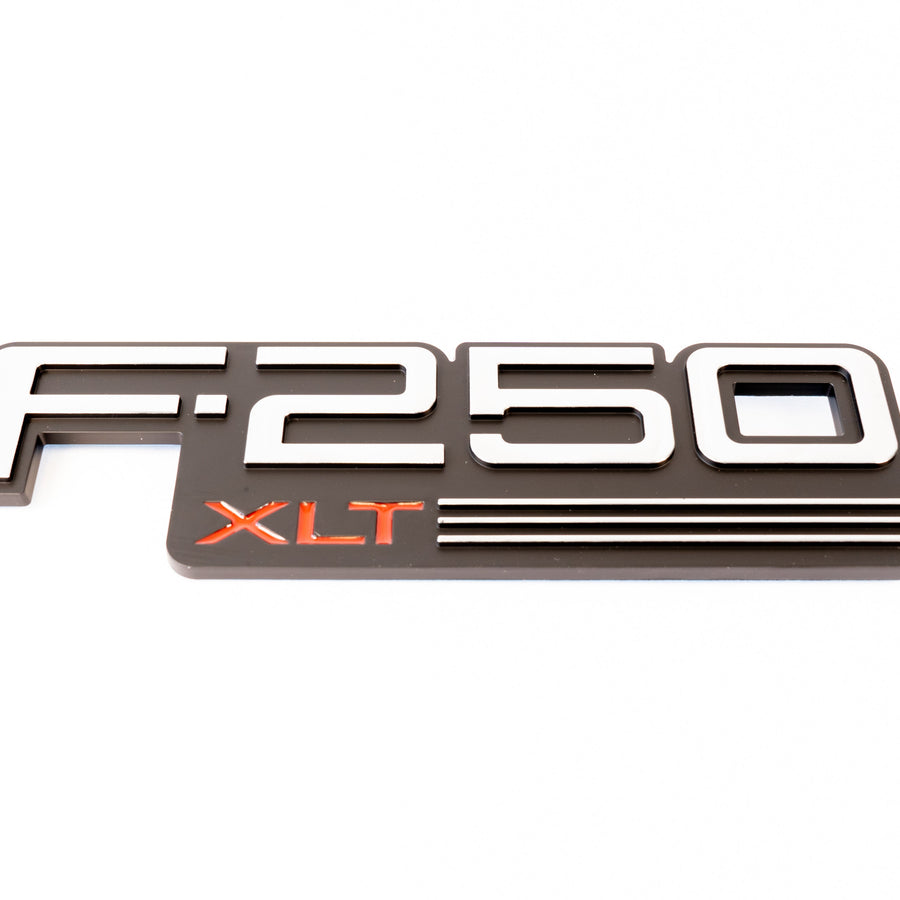 Complete Performance F250 XLT Badge - 1992-1997 Ford F-Series