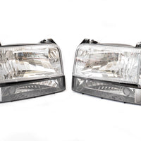 Complete Performance Six Piece Clear Headlight Kit - 1992-1997 Ford F-Series & Bronco