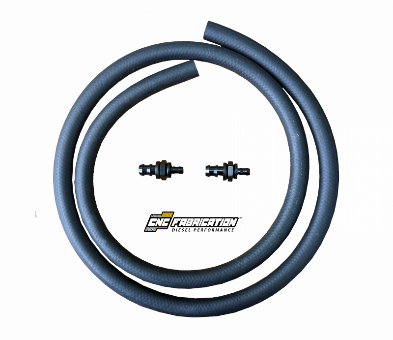 98.5-03 7.3L CNC Fab 4R100 Transmission Cooler Adapter Hose Kit - 425011