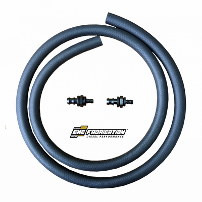 98.5-03 7.3L CNC Fab 4R100 Transmission Cooler Adapter Hose Kit - 425011