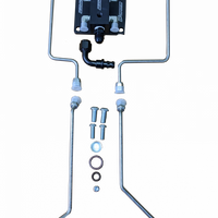 94.5-03 7.3L CNC Fab T4 Turbo 4-Line Feed Valley Mount Fuel Line Kit - 42201X