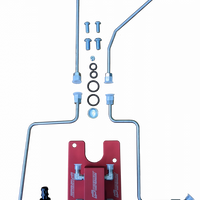 94.5-98.5 7.3L CNC Fab 4-Line Feed Valley Mount Fuel Line Kit - 42201X