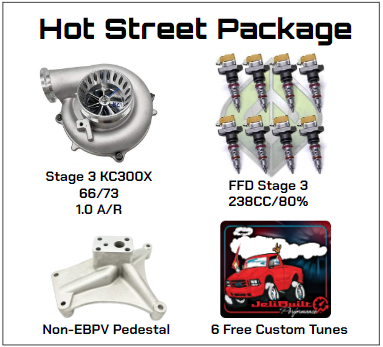 Hot Street - Stage 4 FFD Package 525HP 99-03 7.3L