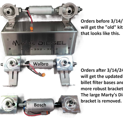 Marty's Diesel Fuel System - Walbro- OBS