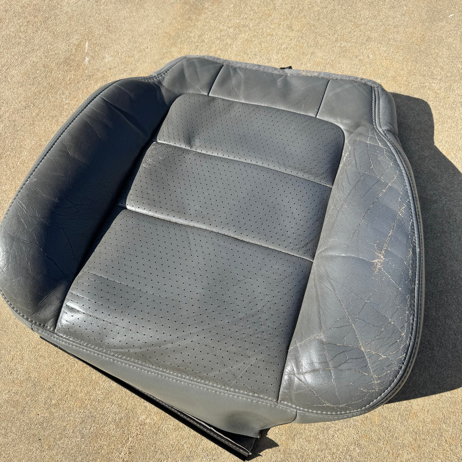Used Leather Seat Bottom- 2002-2004 Super Duty Lariat- Driver’s Front