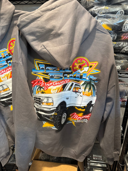 godbody GG セットアップ B系 b-boy 90s 00s モノグラム JeliBuilt Heavy Blend Hoodie - Retro Ford OBS – JeliBuilt