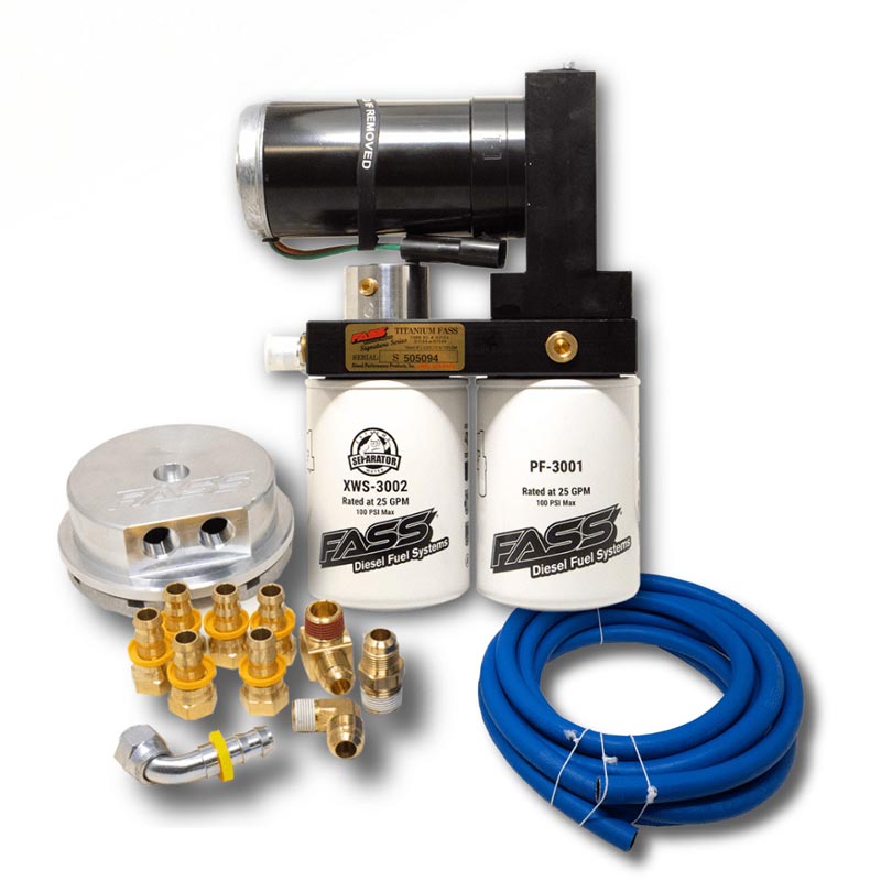 FASS ND TS F14 140G 140GPH No-Drop Titanium Signature Series Fuel System & Sump 7.3/6.0