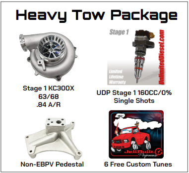 HEAVY TOW - STAGE 1 PACKAGE UDP 375HP 99-03 7.3L