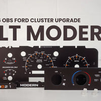 92-96 Cluster Faceplate Kit - XLT Modern - Gas