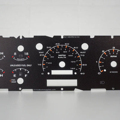 92-96 Cluster Faceplate Kit - XLT Modern - Gas