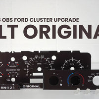 92-96 Cluster Faceplate Kit - XLT Original - Gas