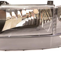 Complete Performance Six Piece Clear Black Headlight Kit - 1992-1997 Ford F-Series & Bronco