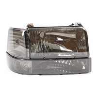Complete Performance Six Piece Smoked Headlight Kit - 1992-1997 Ford F-Series & Bronco