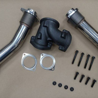 AVP Bellowed Stainless Up-Pipe Kit, Ford (1999.5-03) 7.3L Power Stroke